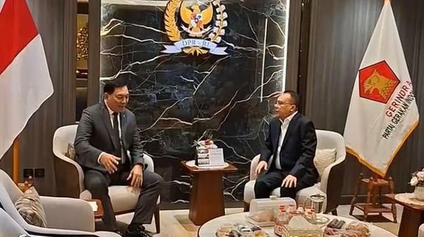 Dasco Sambut Hangat Menhan Sjafrie di Senayan