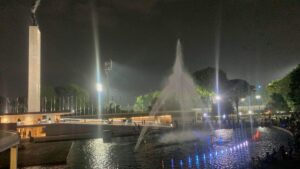 Pesona Air Mancur Menari di Lapangan Banteng Magnet Hiburan Warga Jakarta