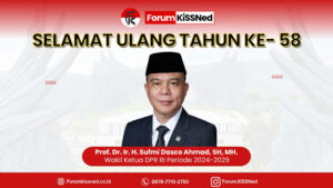 Dasco Genap 58 Tahun, Forum KiSSNed Berikan Ucapan Hangat