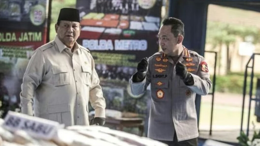 Prabowo Tantang Kapolri Bongkar Kartel Narkoba di Indonesia