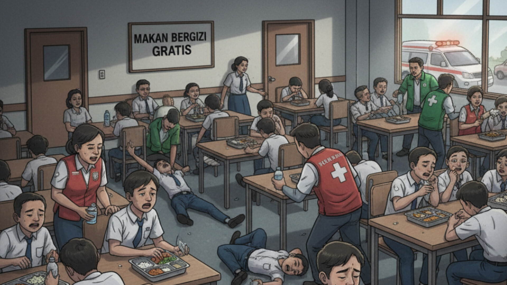 Puluhan Siswa di Jaktim Keracunan MBG, Polisi Gerak Cepat