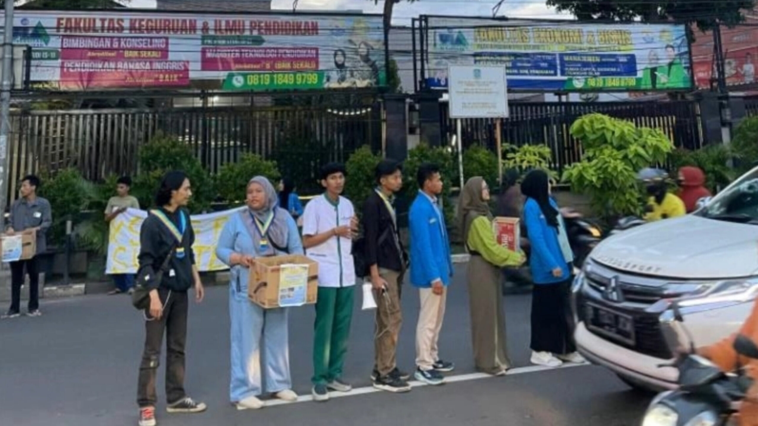 PK PMII UIA Galang Dana Besar-besaran untuk Korban Bencana