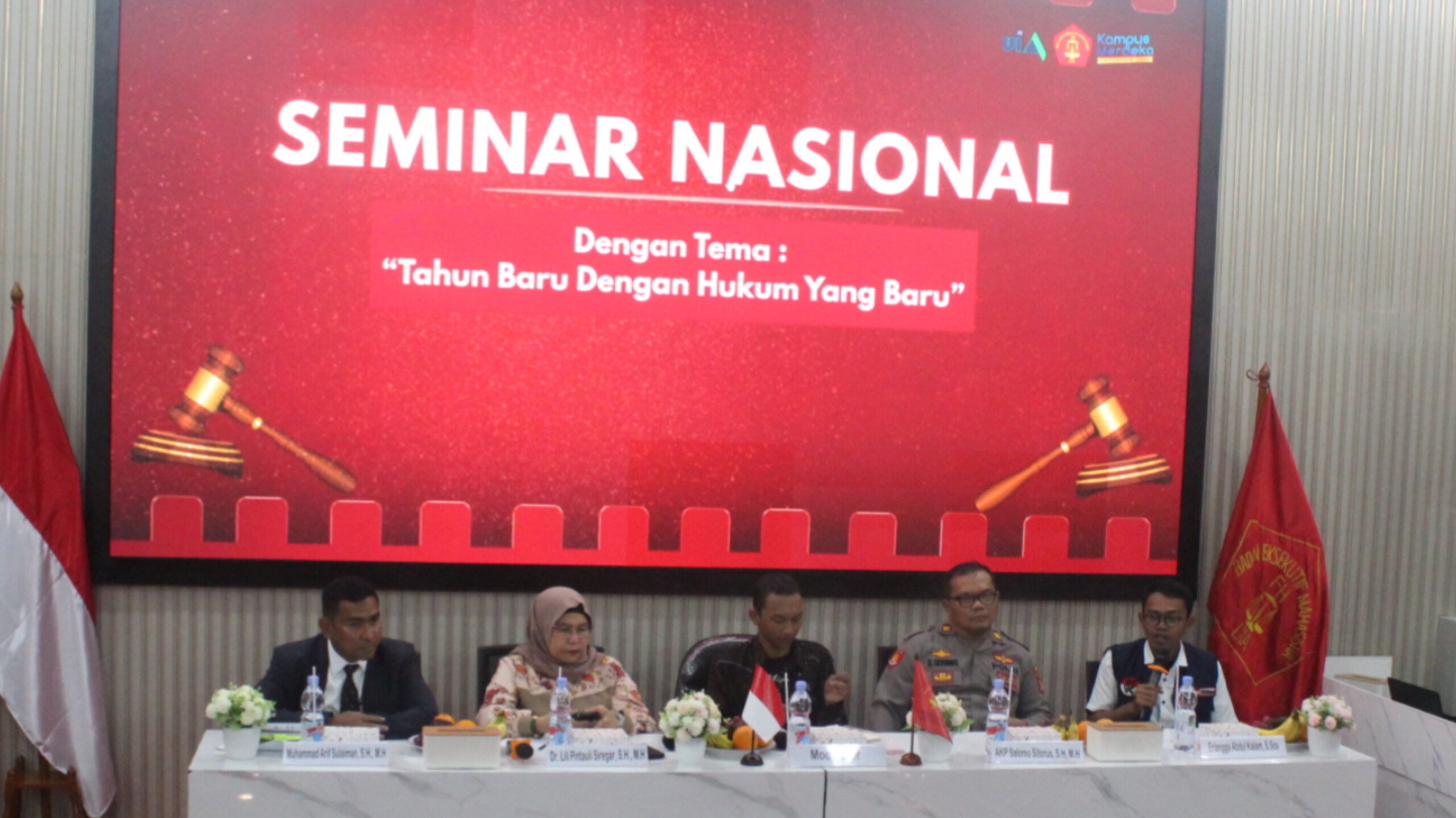 BEM FH UIA Gelar Seminar Nasional Bedah KUHP dan KUHAP Baru