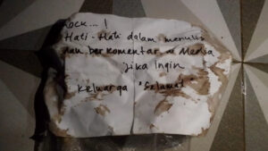 Diteror Paket Bangkai Ayam, Uchok Sky Ini Upaya Bungkam Kritik