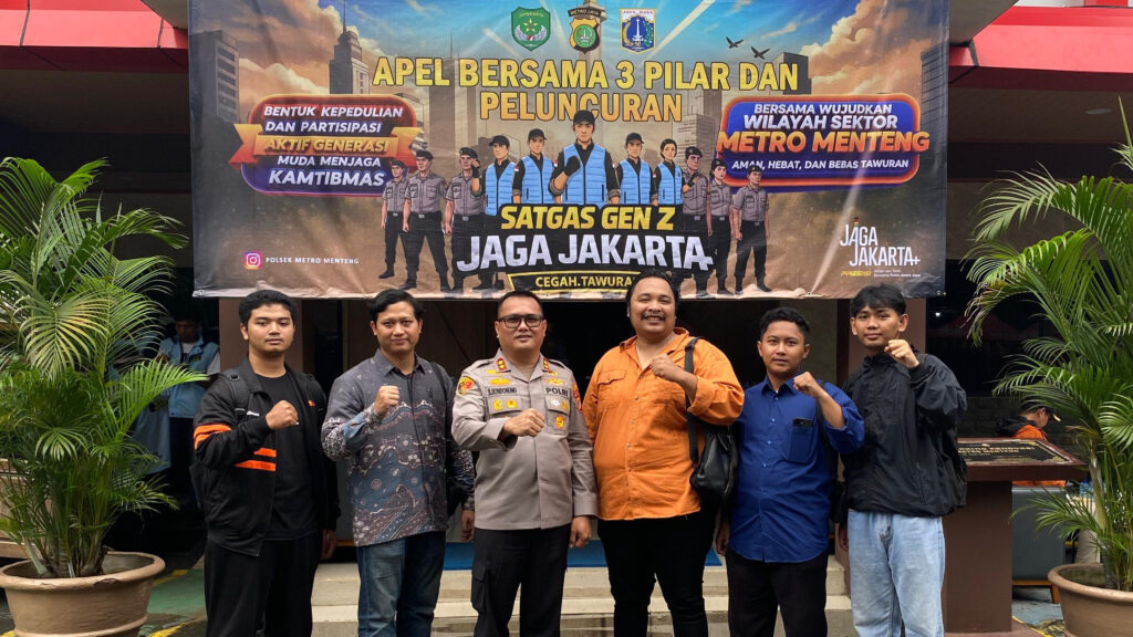 Komrad Pancasila dan Polsek Menteng Ajak Gen Z Jaga Jakarta