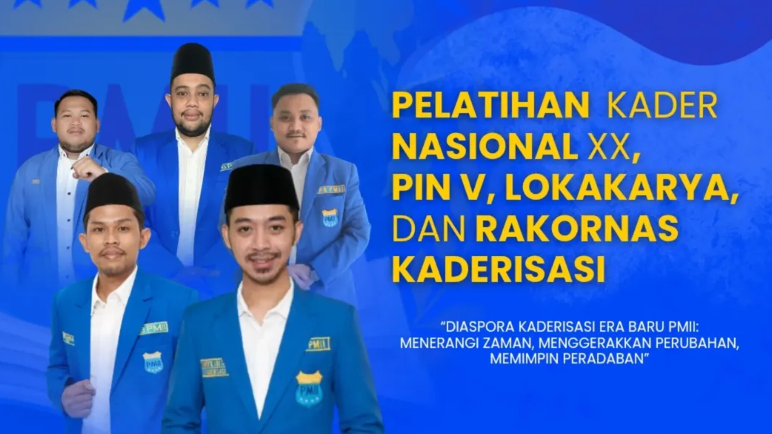 PKN XX, PIN V, Lokakarya dan Rakornas PMII Berlangsung Sukses