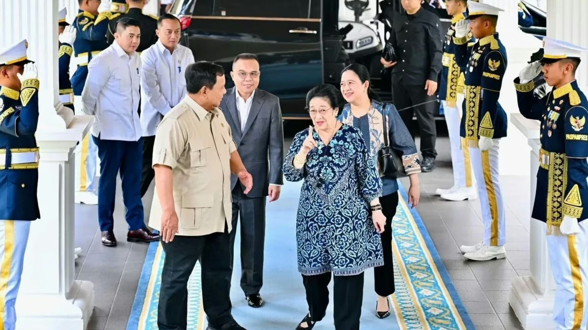Prabowo dan Megawati Bertemu di Istana, Bahas Isu Strategis