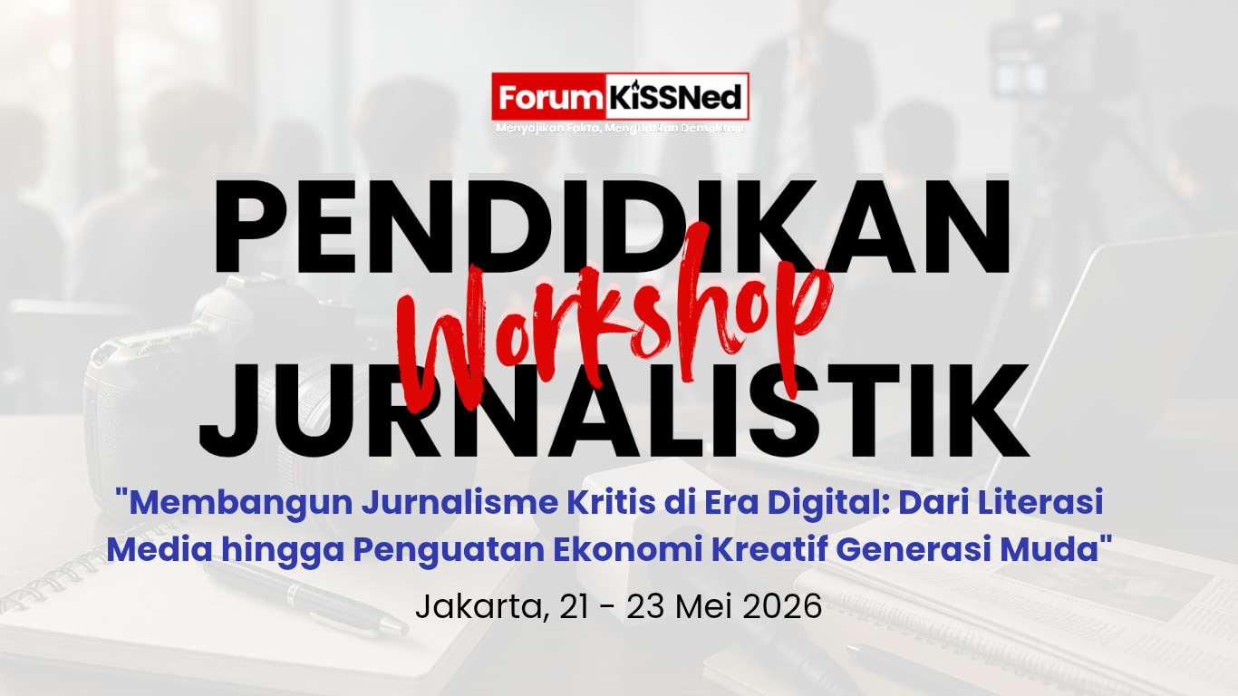Buka Workshop Gratis, KiSSNed Fokus Jurnalisme hingga Ekraf