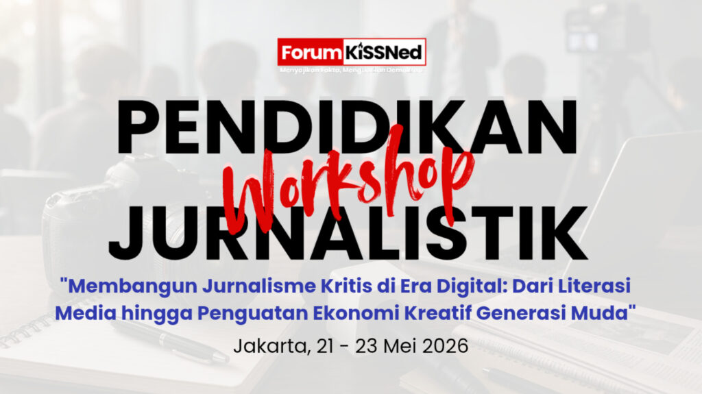 Buka Workshop Gratis, KiSSNed Fokus Jurnalisme hingga Ekraf