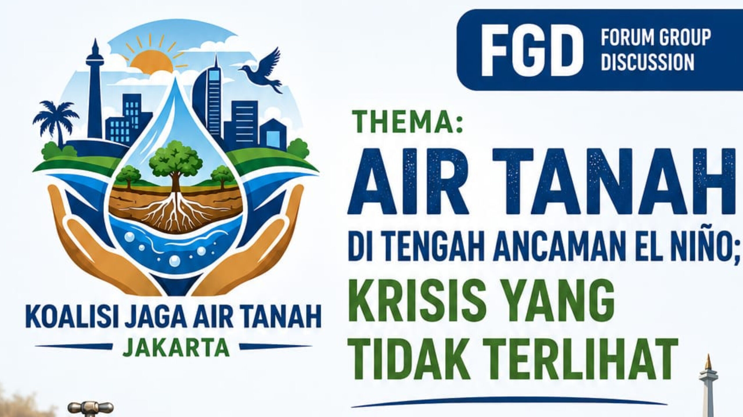 FGD JATA Jakarta Soroti Ancaman El Nino dan Krisis Air Tanah Ibu Kota