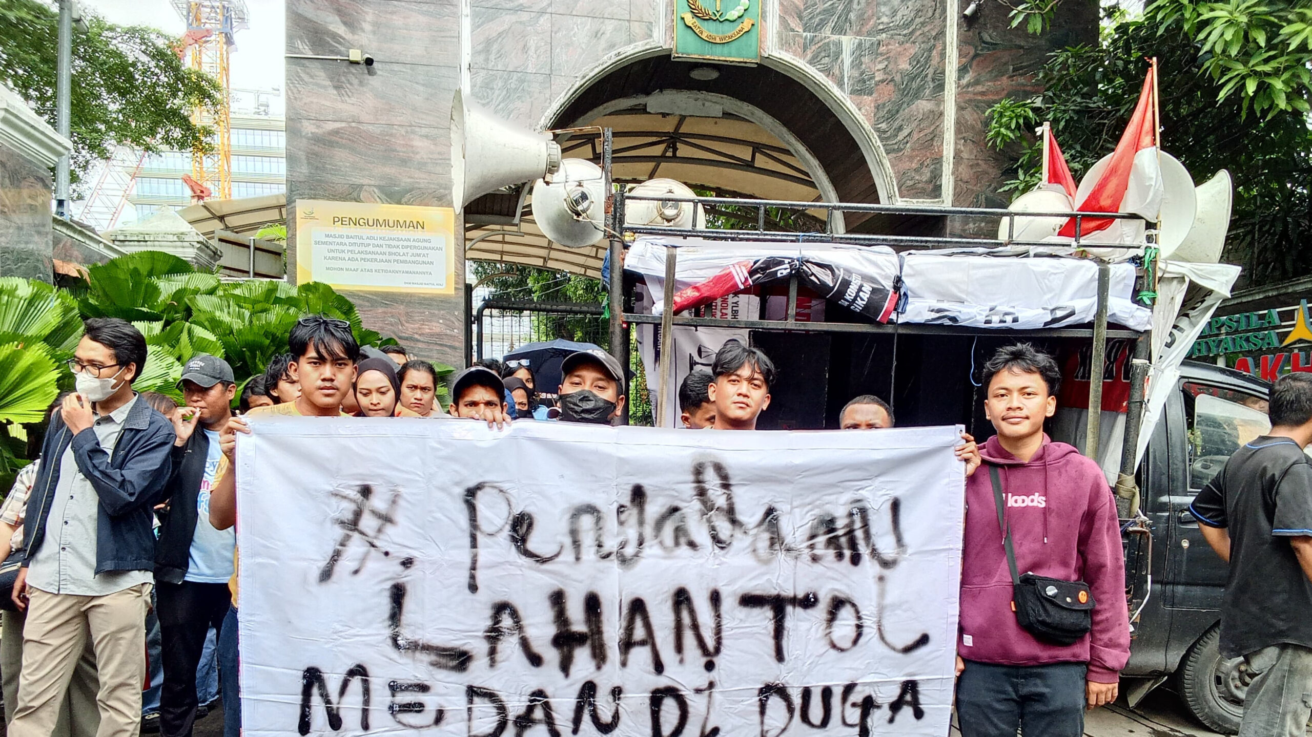 Mahasiswa Desak Kejagung Usut Tuntas Lahan Tol Medan-Binjai