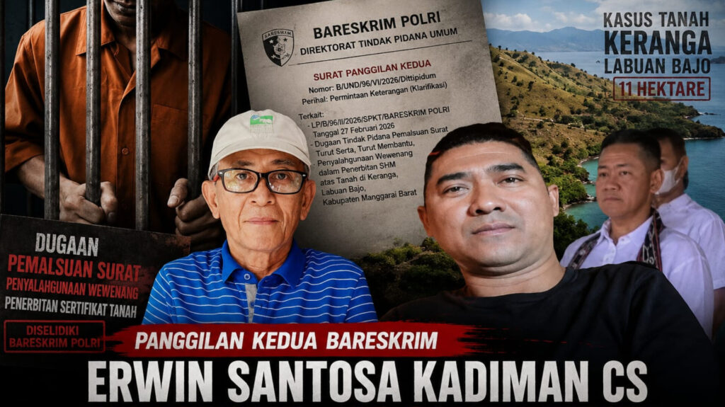 Bareskrim Minta Tunjukakan Itikad Baik Broker Tanah Erwin Bebek