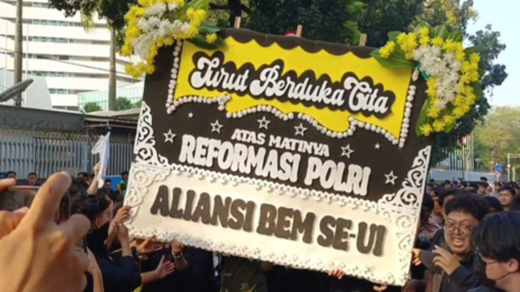 Hut Bhayangkara, BEM UI Desak Kapolri Mundur dan Cabut UU Polri
